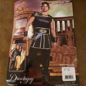 Julius Caesar costume, gladiator, mens size large